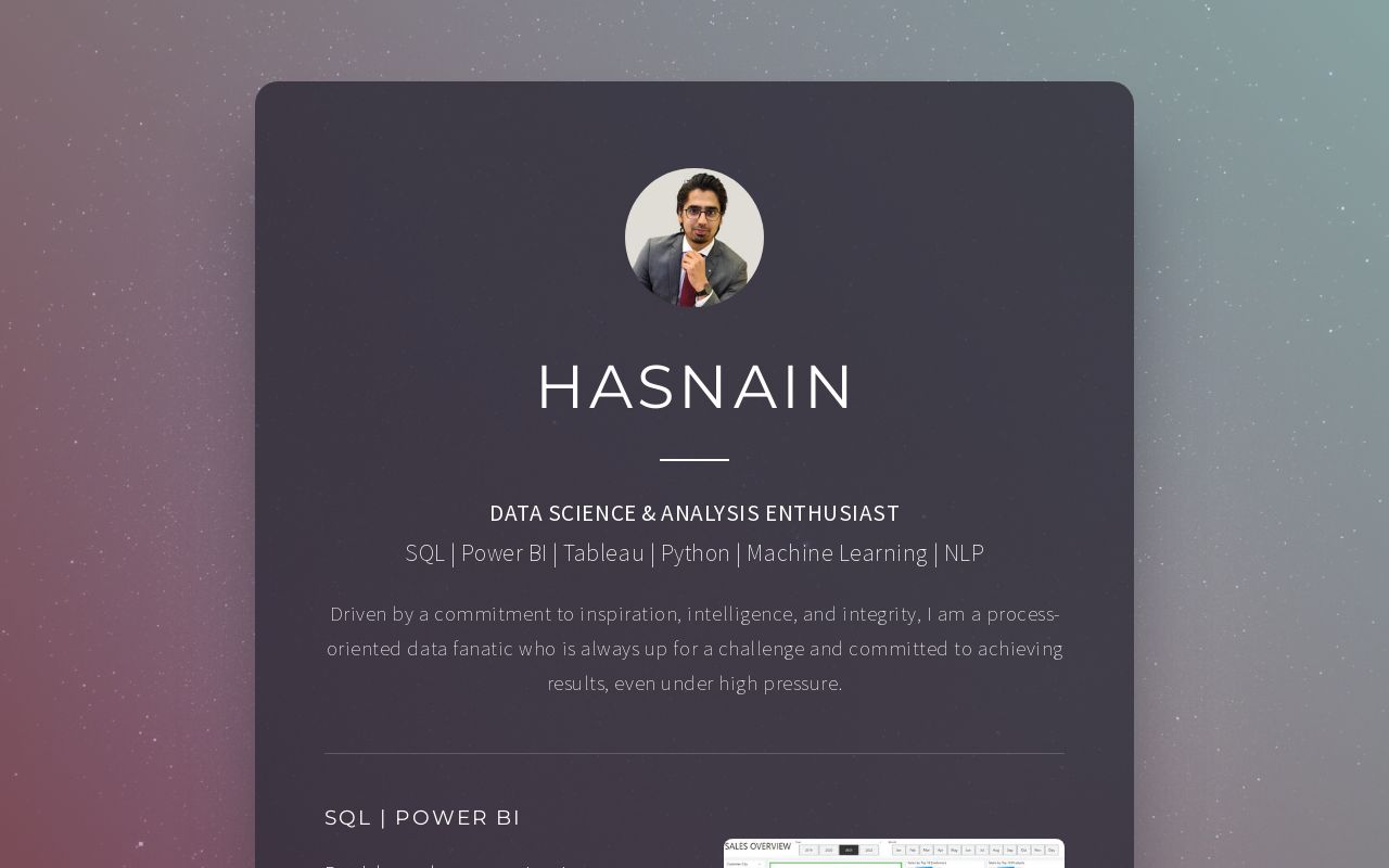 Carrd profile picture for @hasnain